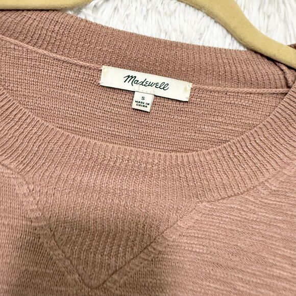 Women Madewell Milestone Pullover Sweater Classic Fit in Warm Ash Size Small - Picture 7 of 7